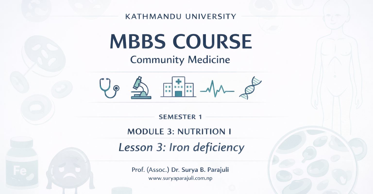  Iron deficiency